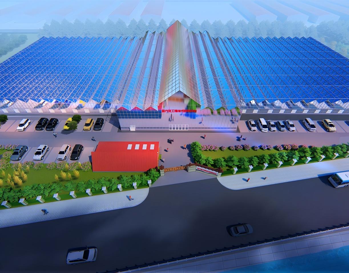 甘肃渭源鲜切花设施温室设计